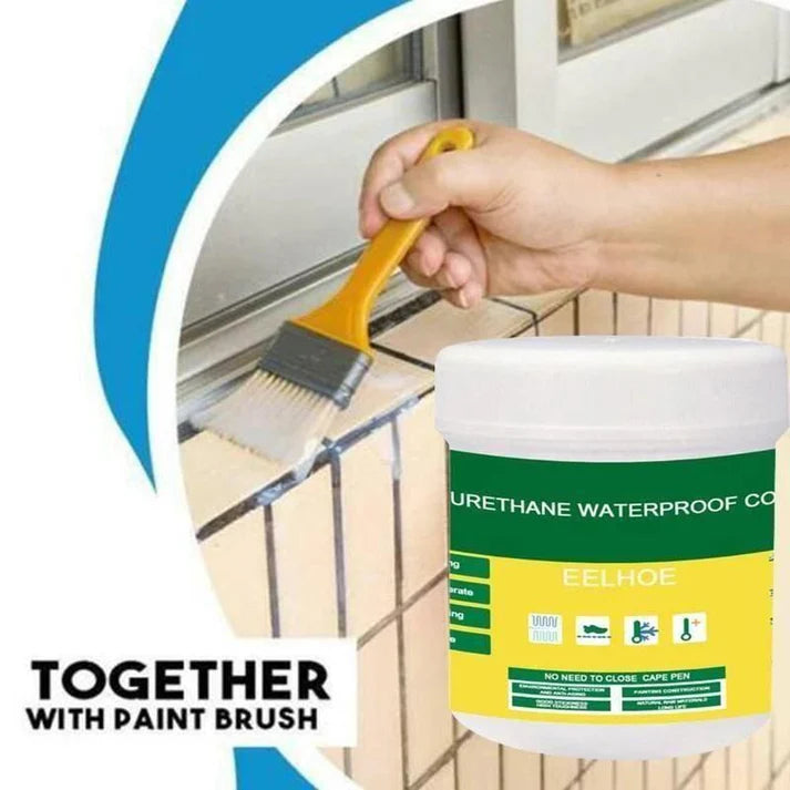 Transparent Waterproof Glue + Brush – Strong Seal for All Surfaces 💧