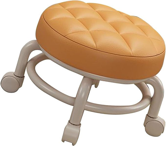 360° Rotating Roller Stool Small Lazy Housework Stool for Living Room Garage | Home & Garden
